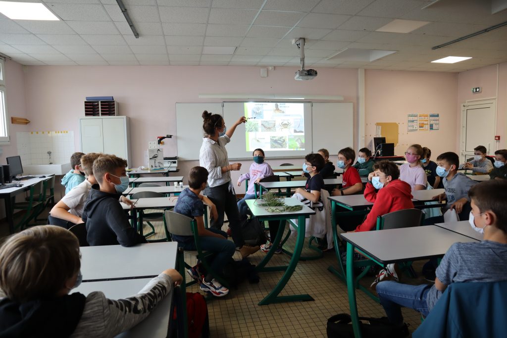 Rencontre avec les élèves des collège de Pornic et Saint-Gilles-Croix-de-Vie